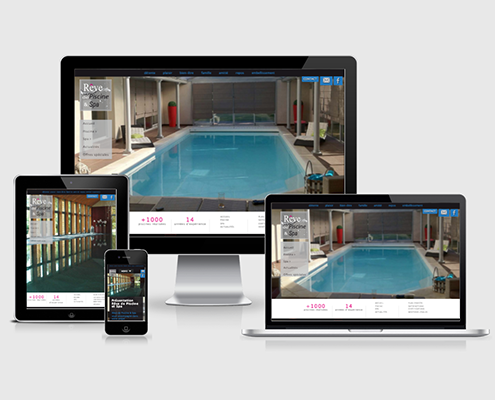 Site internet Rêve de Piscine et SPA - Label Communication