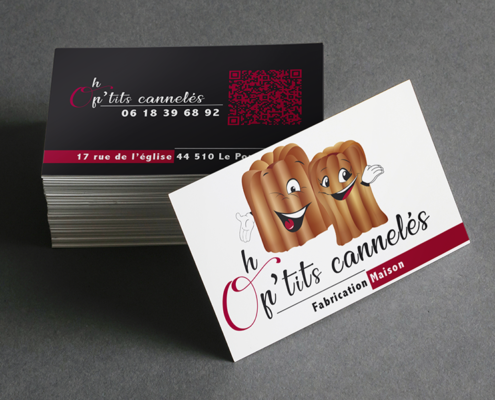 Cartes de visite Oh P'tits Cannelés au Pouliguen (44)