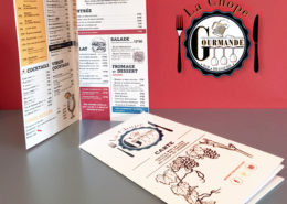 Menu pour le restaurant La Chope Gourmande à Nantes (44)