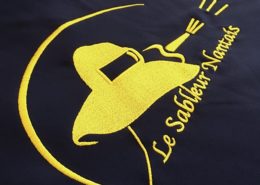 Broderie sur vêtements, vestes et blousons pour Le Sableur Nantais (44)