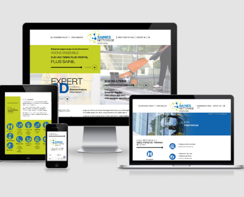 Refonte du site internet de Saines Nettoyage