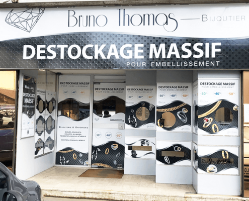 Campagne publicitaire pour le bijoutier Bruno Thomas